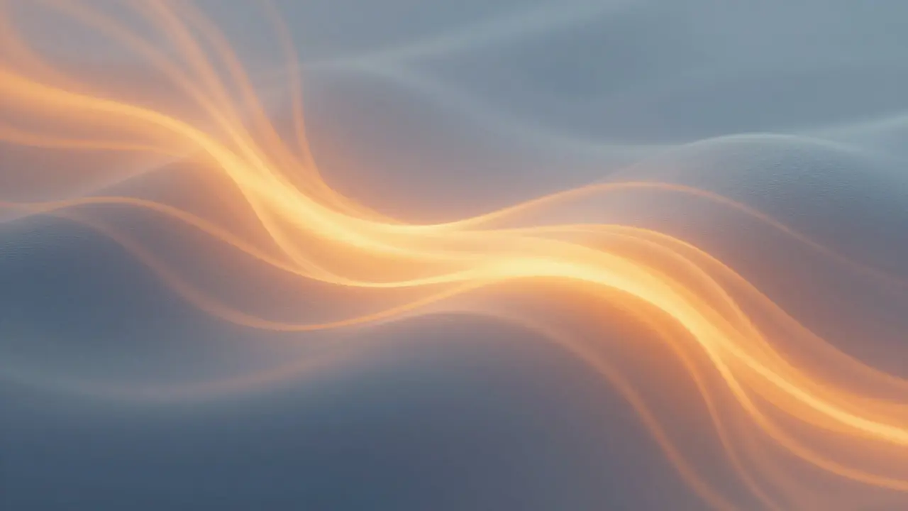 Abstraktní obraz teplých paprsků uvolňujících napětí.